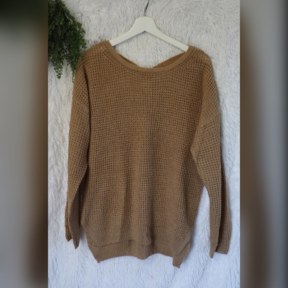 MINE Camel sweater
